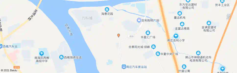 佛山过境路口_公交站地图_佛山公交_妙搜公交查询2025