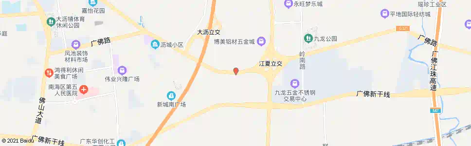 佛山蛇龙北_公交站地图_佛山公交_妙搜公交查询2025