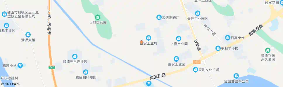 佛山松川公司_公交站地图_佛山公交_妙搜公交查询2025