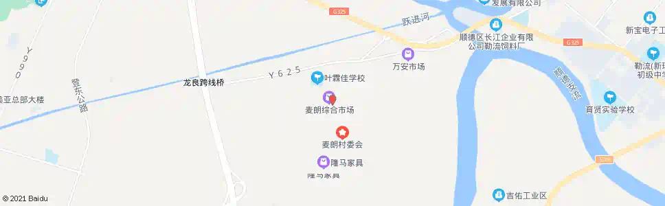 佛山麦朗市场_公交站地图_佛山公交_妙搜公交查询2025