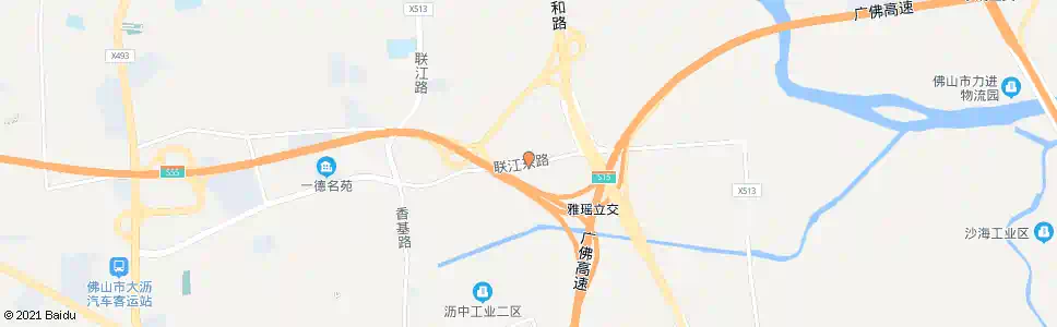 佛山沥雅路中_公交站地图_佛山公交_妙搜公交查询2025