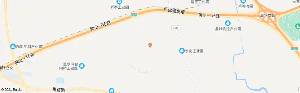 佛山宏岗_公交站地图_佛山公交_妙搜公交查询2025