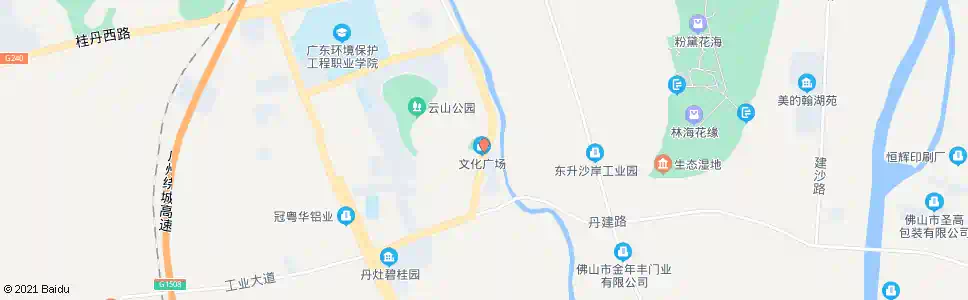 佛山文化广场_公交站地图_佛山公交_妙搜公交查询2025