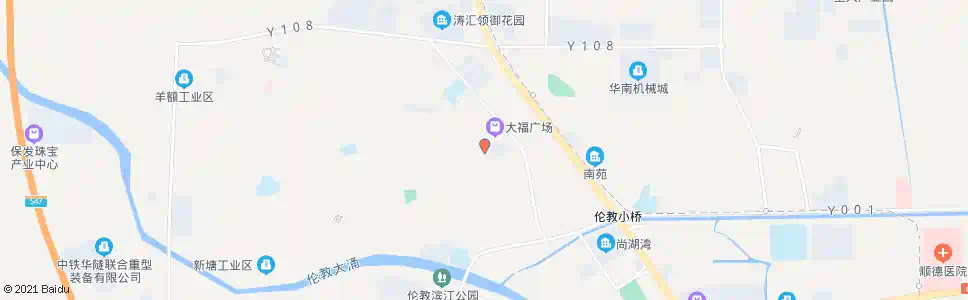 佛山伦教市场_公交站地图_佛山公交_妙搜公交查询2025