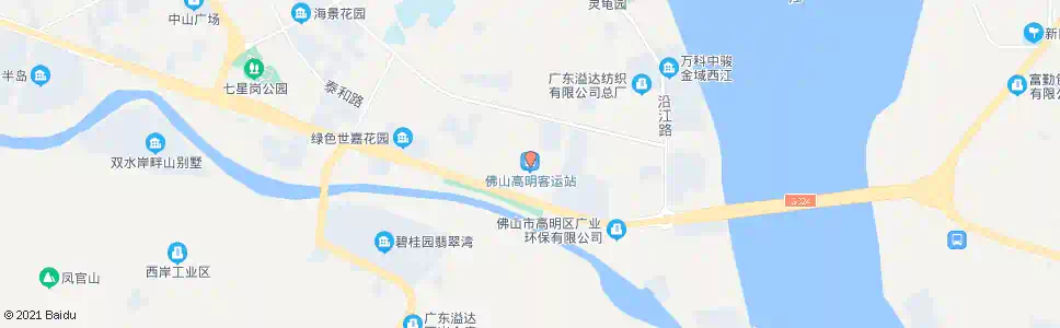 佛山高明客运站_公交站地图_佛山公交_妙搜公交查询2025