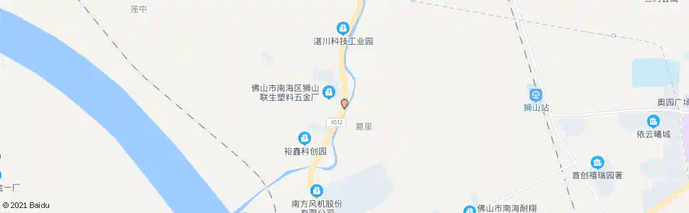 佛山葛里大道_公交站地图_佛山公交_妙搜公交查询2025