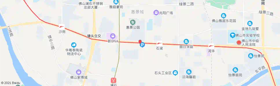 佛山丽日玫瑰_公交站地图_佛山公交_妙搜公交查询2025
