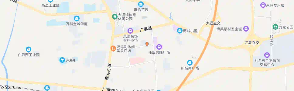 佛山沥城小区_公交站地图_佛山公交_妙搜公交查询2025