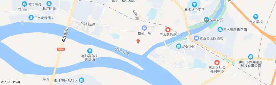 佛山新华南路_公交站地图_佛山公交_妙搜公交查询2025