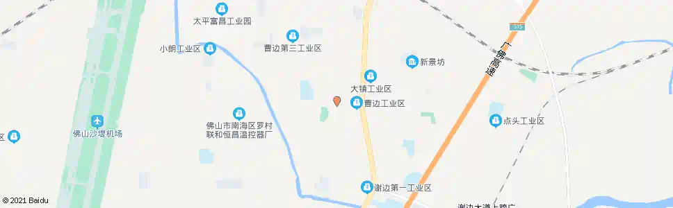 佛山曹边工业区_公交站地图_佛山公交_妙搜公交查询2025