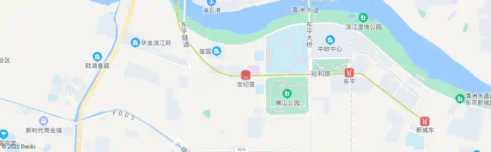 佛山世纪莲首末站_公交站地图_佛山公交_妙搜公交查询2025