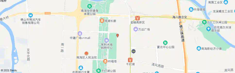 佛山保利花园_公交站地图_佛山公交_妙搜公交查询2025