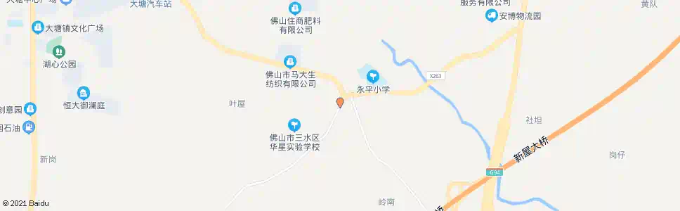 佛山大塘圩_公交站地图_佛山公交_妙搜公交查询2025