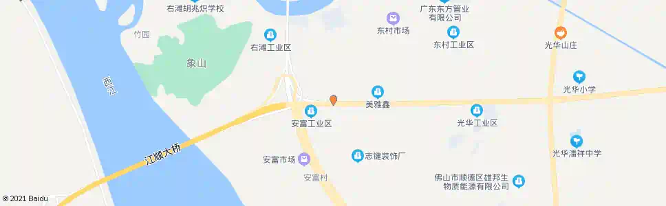 佛山竹筒滘站_公交站地图_佛山公交_妙搜公交查询2025