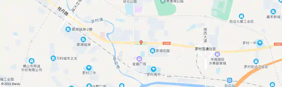 佛山罗村文化中心_公交站地图_佛山公交_妙搜公交查询2025