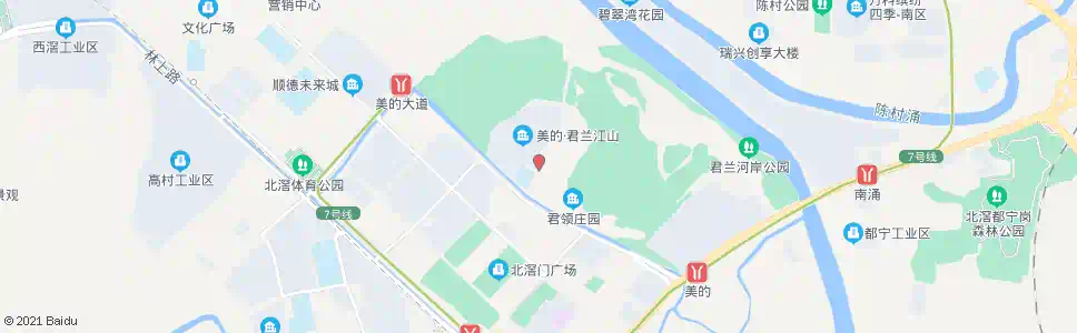 佛山君兰江山售楼部_公交站地图_佛山公交_妙搜公交查询2025