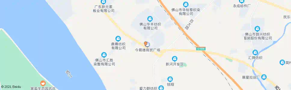 佛山今易德市场_公交站地图_佛山公交_妙搜公交查询2025
