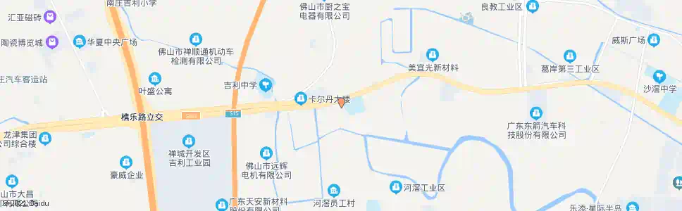 佛山滘心大道_公交站地图_佛山公交_妙搜公交查询2025