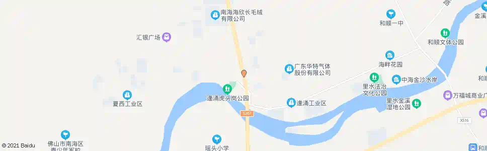佛山逢涌桥_公交站地图_佛山公交_妙搜公交查询2025
