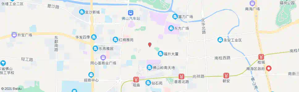佛山莲花路_公交站地图_佛山公交_妙搜公交查询2025