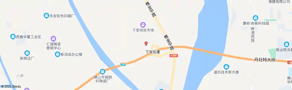 佛山横基站_公交站地图_佛山公交_妙搜公交查询2025