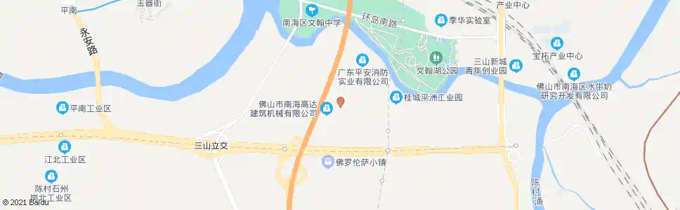 佛山胜利路口_公交站地图_佛山公交_妙搜公交查询2025