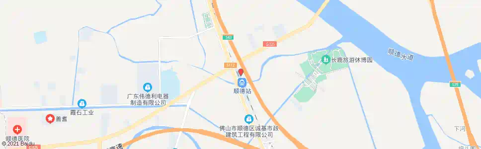 佛山广珠城轨顺德站路口_公交站地图_佛山公交_妙搜公交查询2025