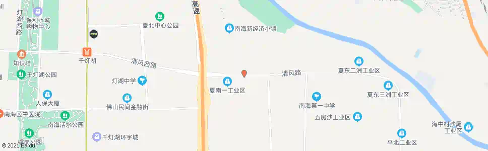 佛山夏南二大街_公交站地图_佛山公交_妙搜公交查询2025