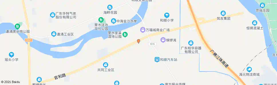 佛山共同路口_公交站地图_佛山公交_妙搜公交查询2025