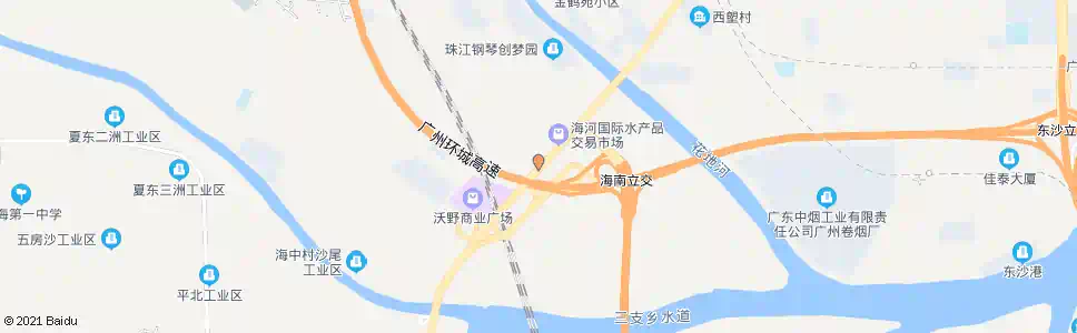 佛山花地大道南_公交站地图_佛山公交_妙搜公交查询2025