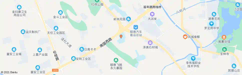 佛山梁鋗琚职校_公交站地图_佛山公交_妙搜公交查询2025