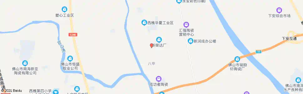 佛山华夏社区服务中心_公交站地图_佛山公交_妙搜公交查询2025