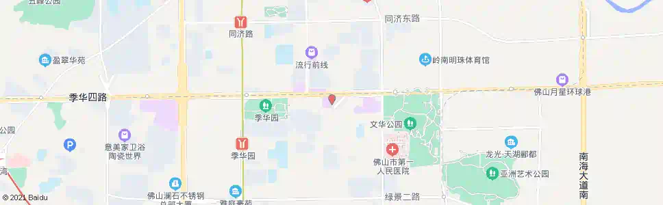 佛山东建世纪广场东门_公交站地图_佛山公交_妙搜公交查询2025
