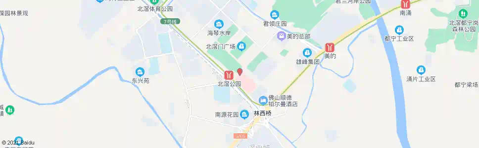 佛山北滘医院_公交站地图_佛山公交_妙搜公交查询2025