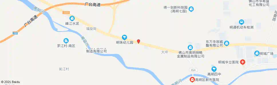 佛山周田_公交站地图_佛山公交_妙搜公交查询2025