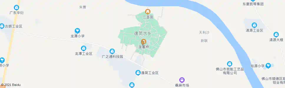 佛山逢简高社_公交站地图_佛山公交_妙搜公交查询2025