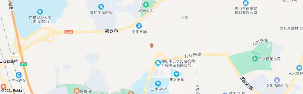 佛山伏户_公交站地图_佛山公交_妙搜公交查询2025