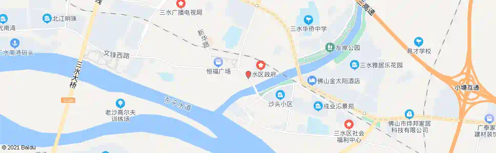 佛山府前站(三水)_公交站地图_佛山公交_妙搜公交查询2025