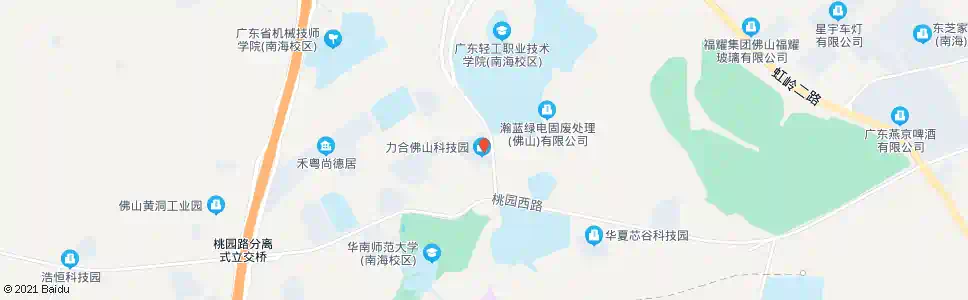 佛山国防技校_公交站地图_佛山公交_妙搜公交查询2025