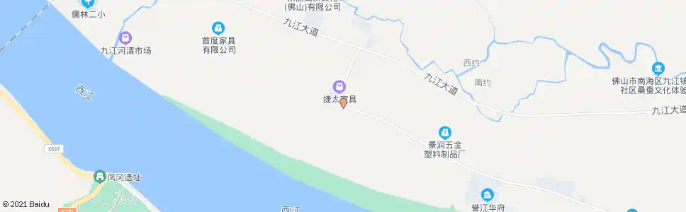佛山河清四村路口_公交站地图_佛山公交_妙搜公交查询2025