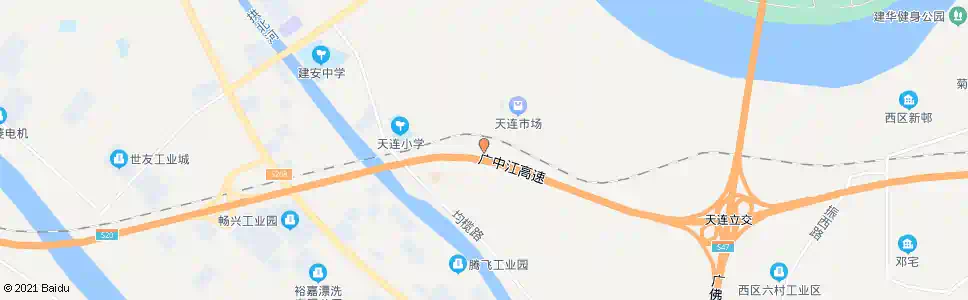佛山天连大道中_公交站地图_佛山公交_妙搜公交查询2025