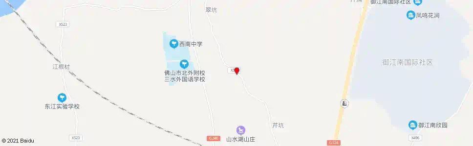 佛山彭坑村_公交站地图_佛山公交_妙搜公交查询2025