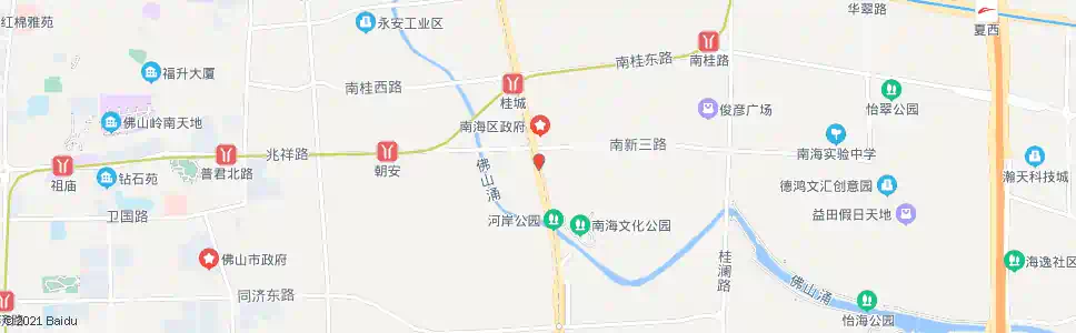佛山华阳桥南_公交站地图_佛山公交_妙搜公交查询2025