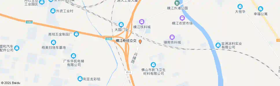 佛山隔坎路口_公交站地图_佛山公交_妙搜公交查询2025
