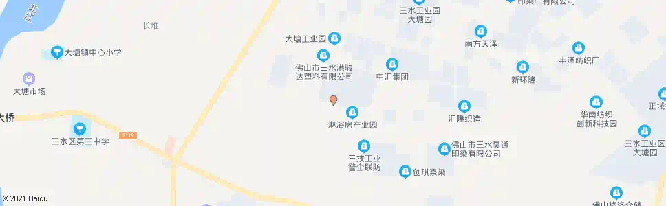 佛山塘边村_公交站地图_佛山公交_妙搜公交查询2025