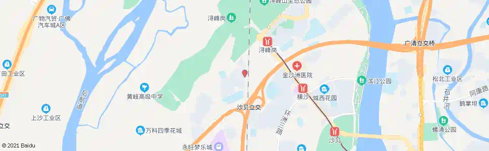 佛山悦峰三街_公交站地图_佛山公交_妙搜公交查询2025