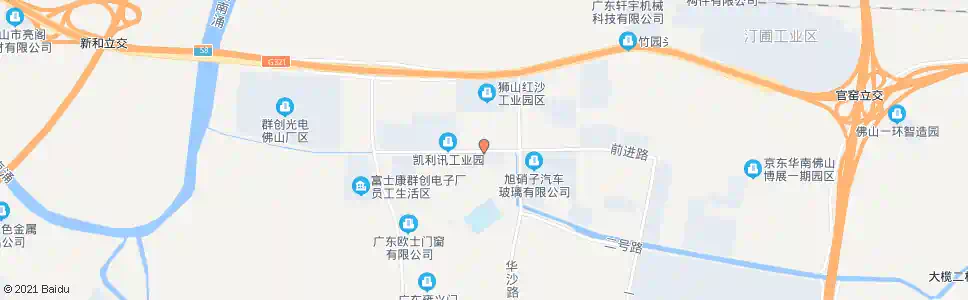 佛山前进路_公交站地图_佛山公交_妙搜公交查询2025