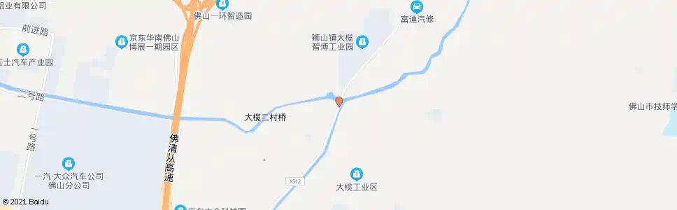 佛山大榄桥头_公交站地图_佛山公交_妙搜公交查询2025