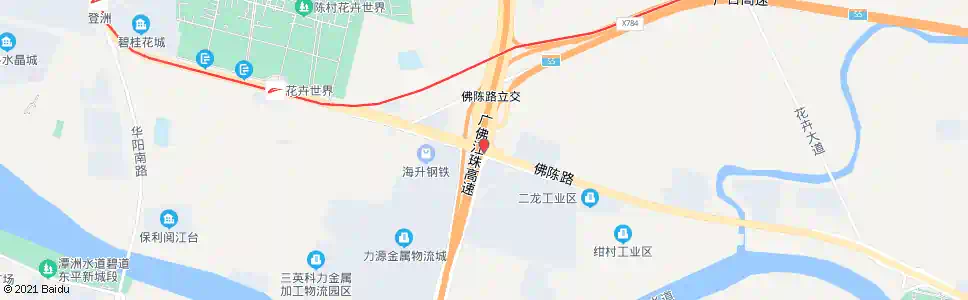 佛山一环佛陈立交_公交站地图_佛山公交_妙搜公交查询2025