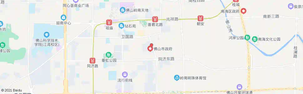 佛山环洲三路东_公交站地图_佛山公交_妙搜公交查询2025